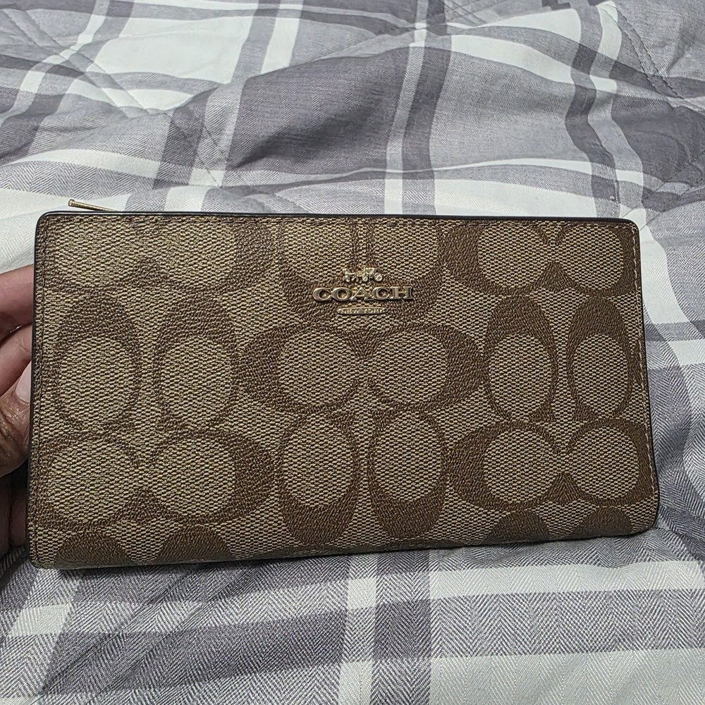 Coach Brown Signature Wallet